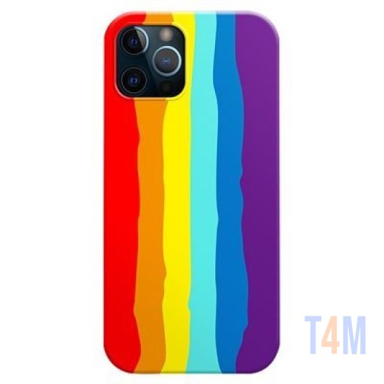 FUNDA DE SILICONA RAINBOW PAR IPHONE 11 PRO MAX